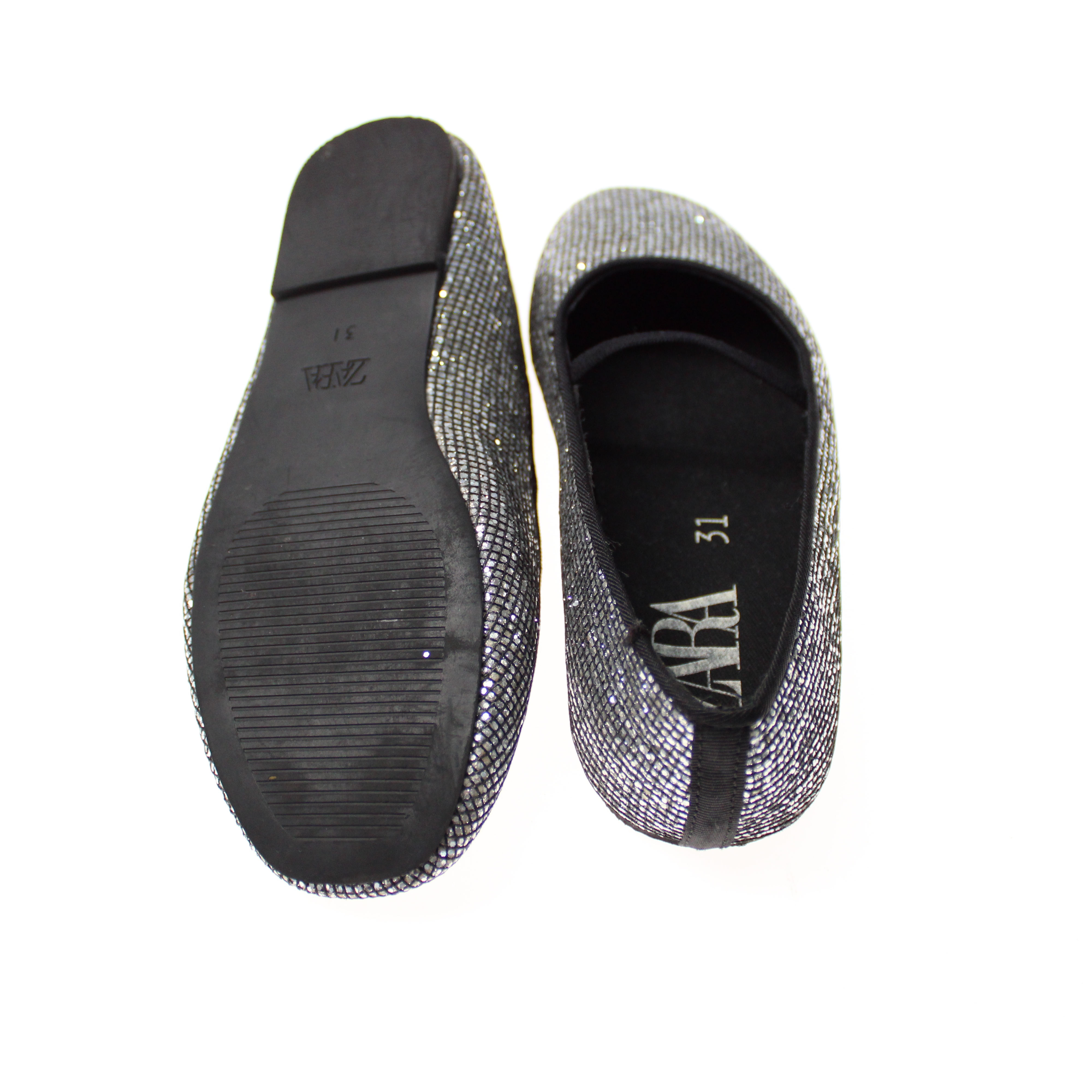 Sapatilha Zara Prata - Menina Tamanho 29