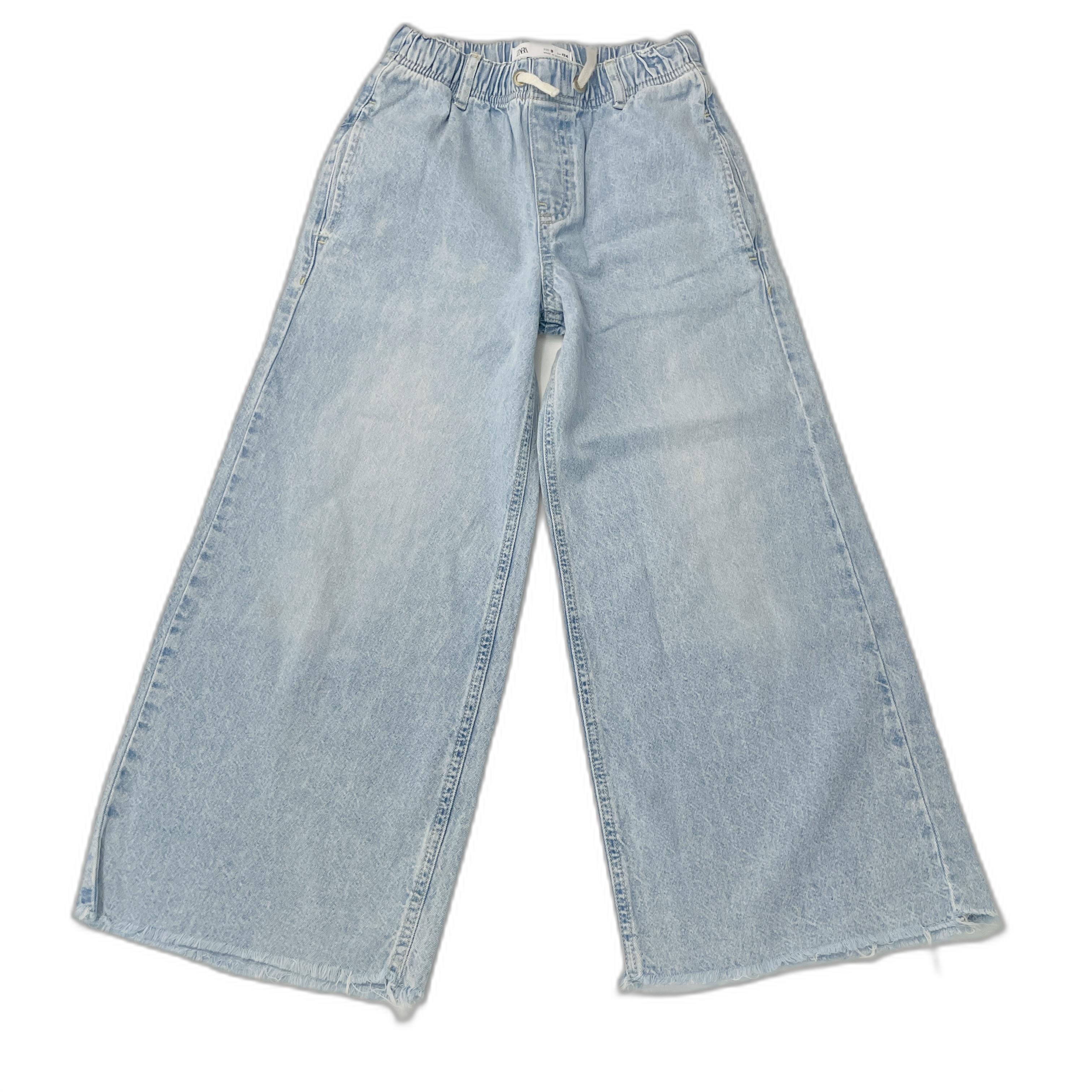 Calça Zara Azul Claro - Menina Tamanho 9