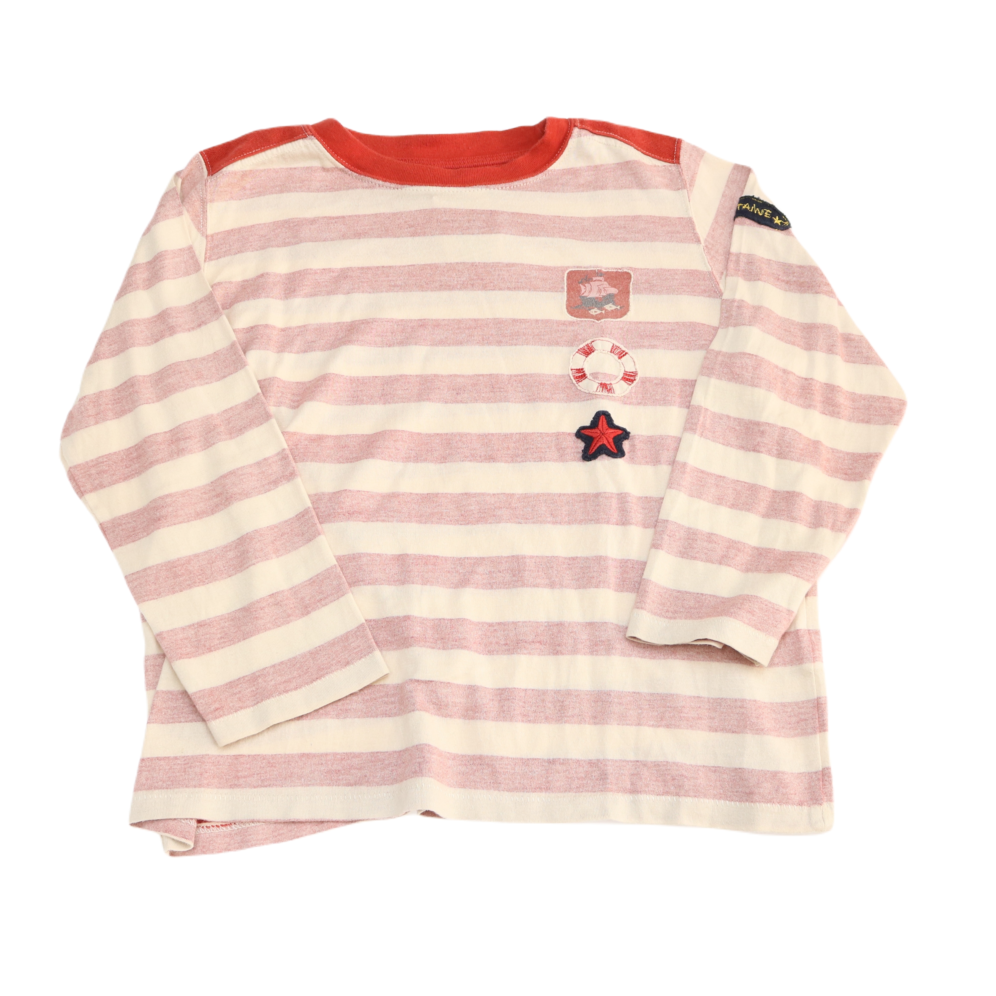 Petit fashion bateau polo shirt