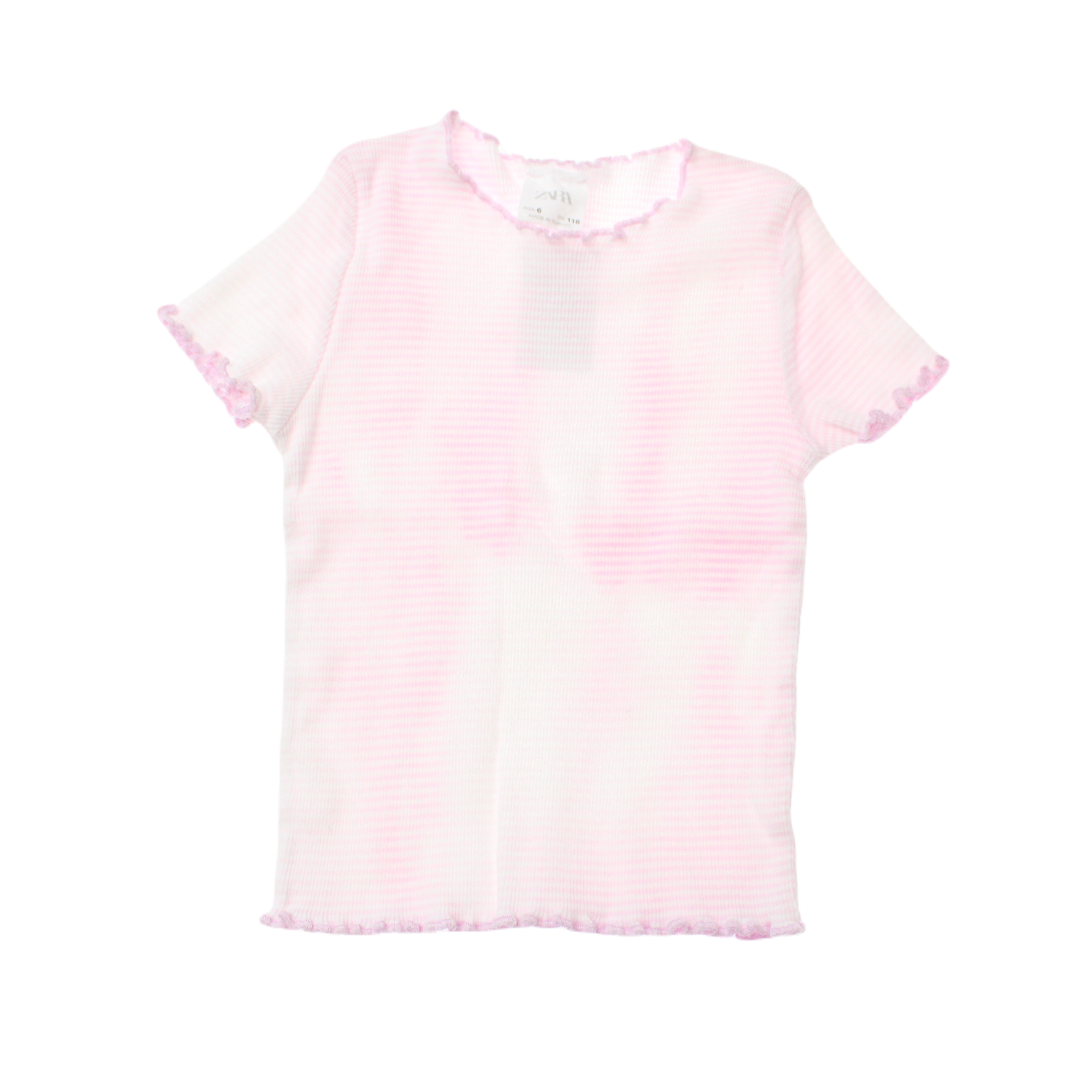 Zara discount camiseta rosa