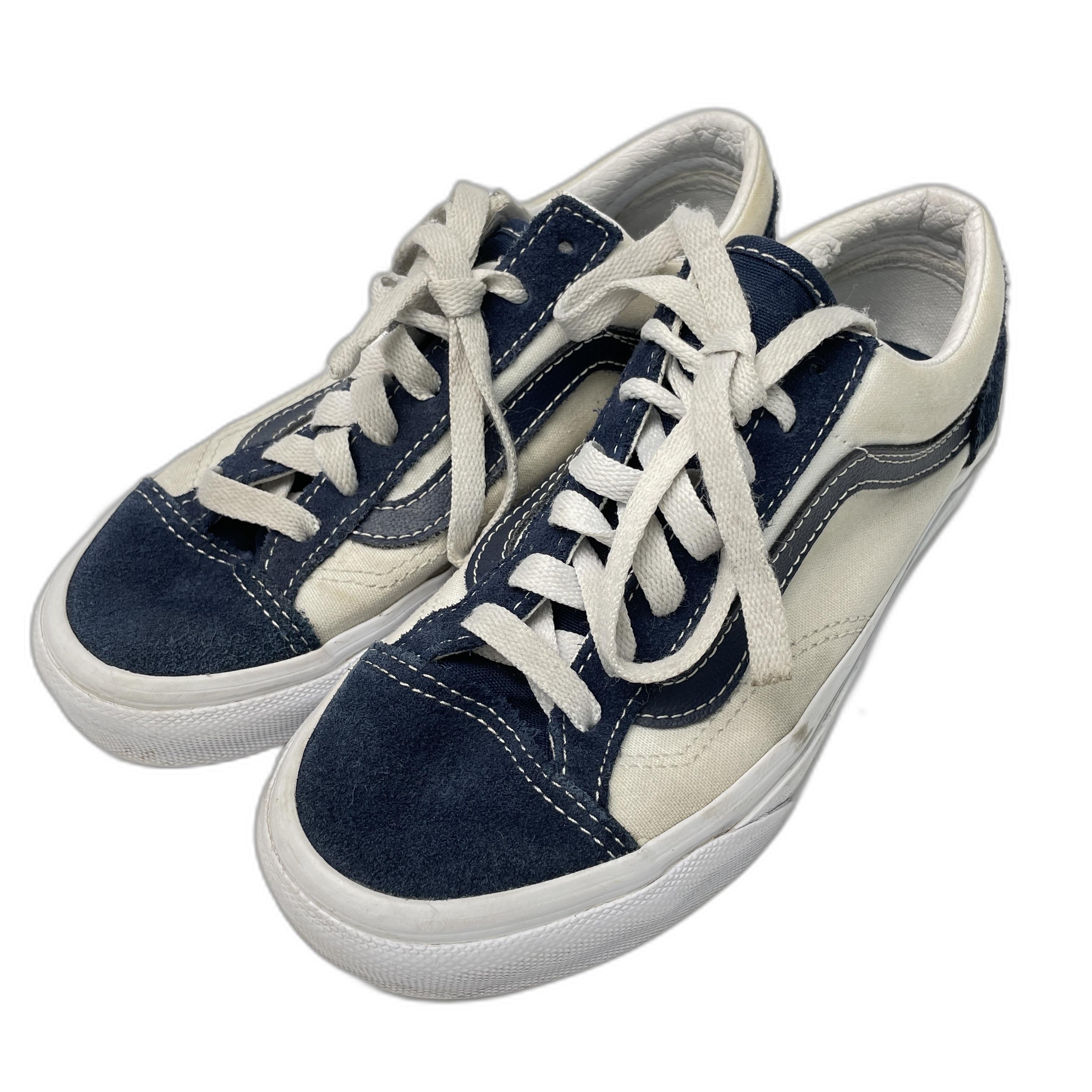 Tenis vans fashion azul e cinza