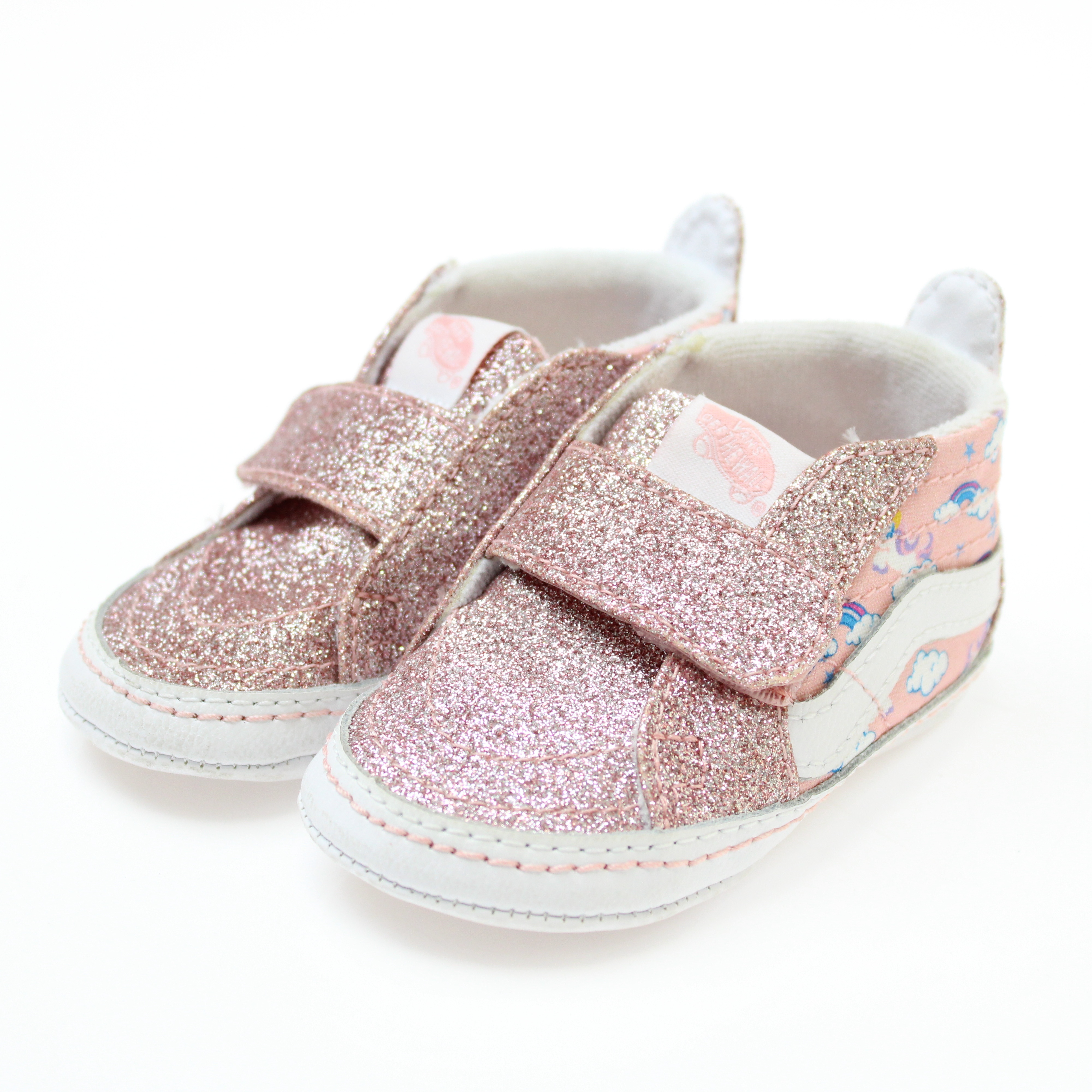 Vans rosa bebe outlet e branco