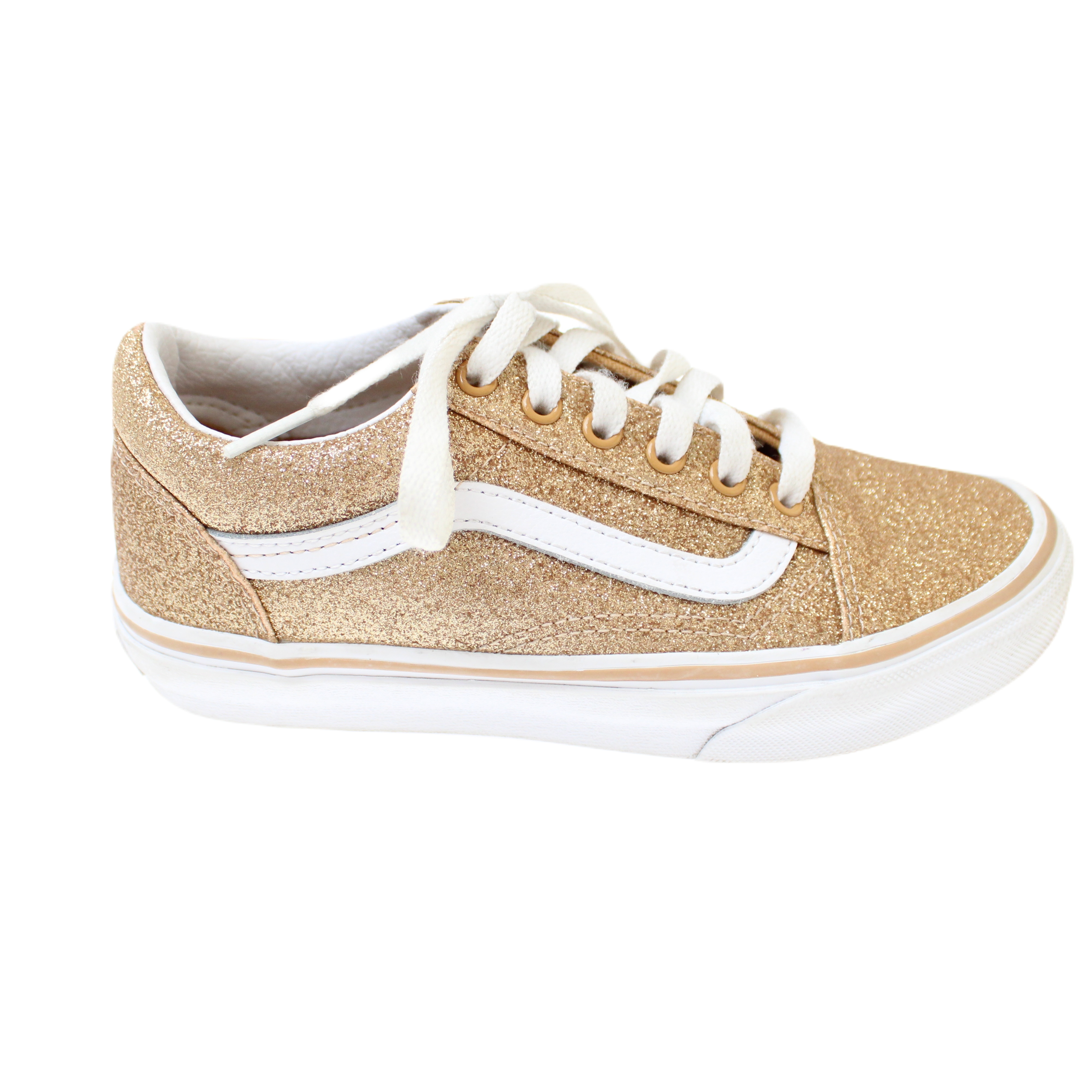 Vans old skool store dourado